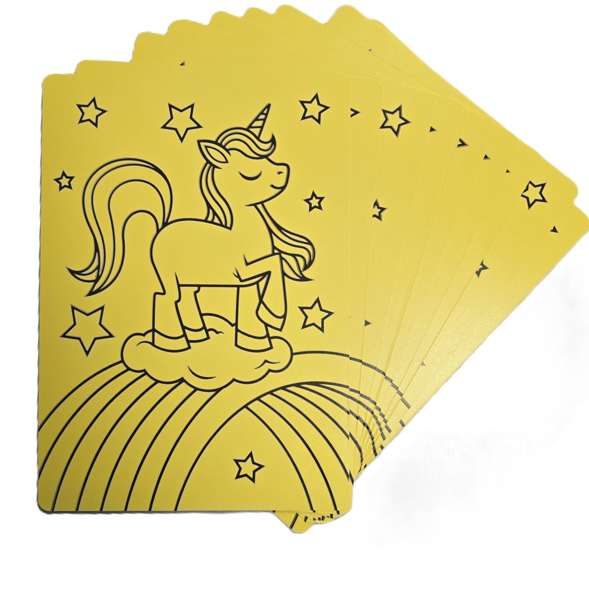 Rainbow Unicorn A4 Sand Art - Pack of 10