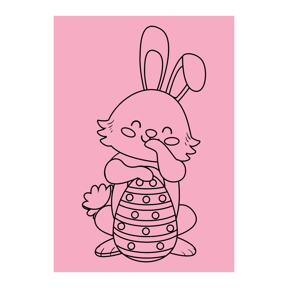 Bunny & Egg - A5 Sand Art - Pack of 10