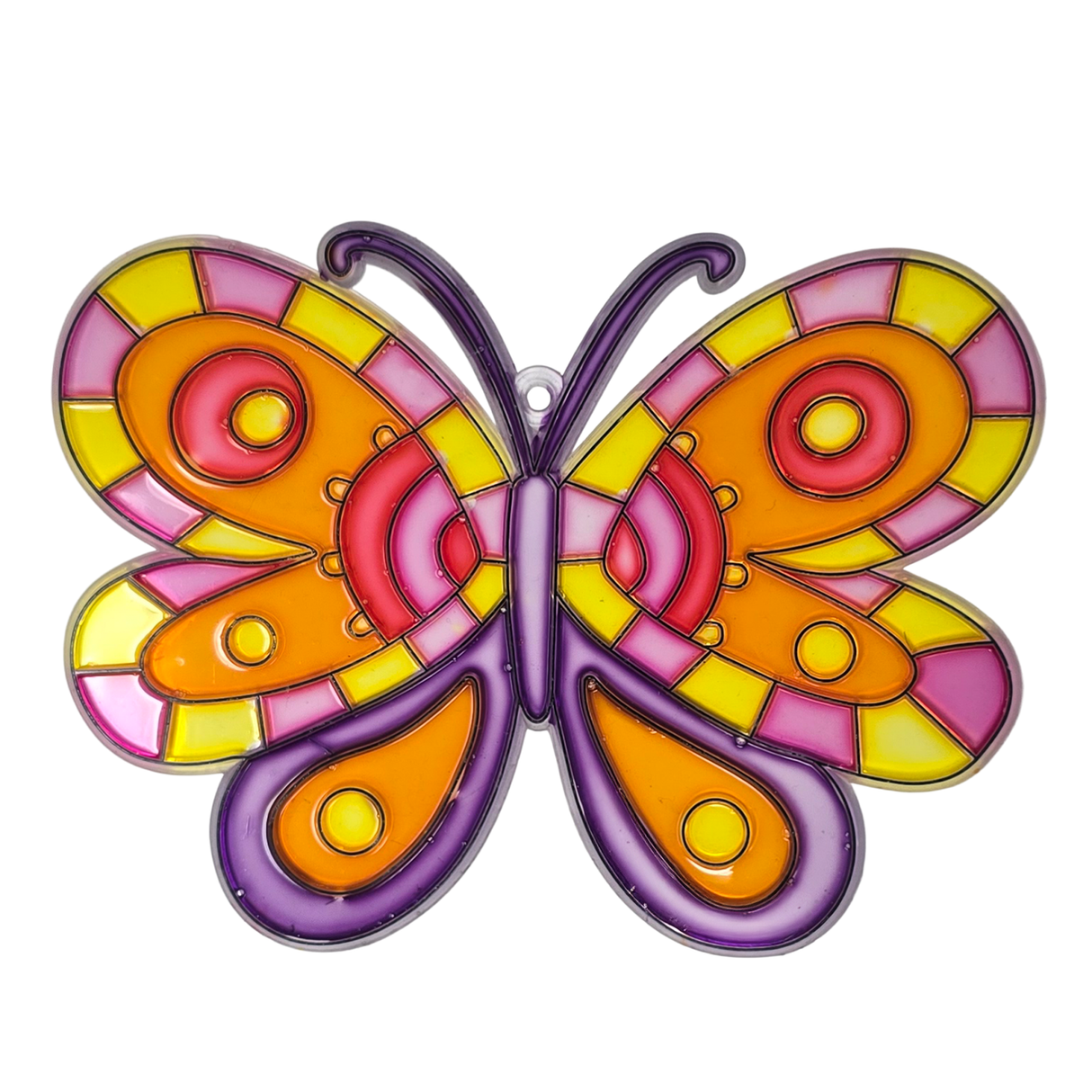 Suncatcher - Butterfly - Pack of 5 with Suction Hooks
