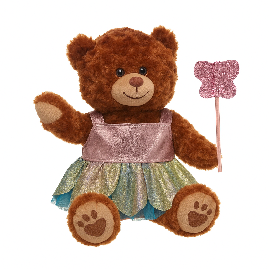 Shimmer Fairy Dress with Butterfly Wand