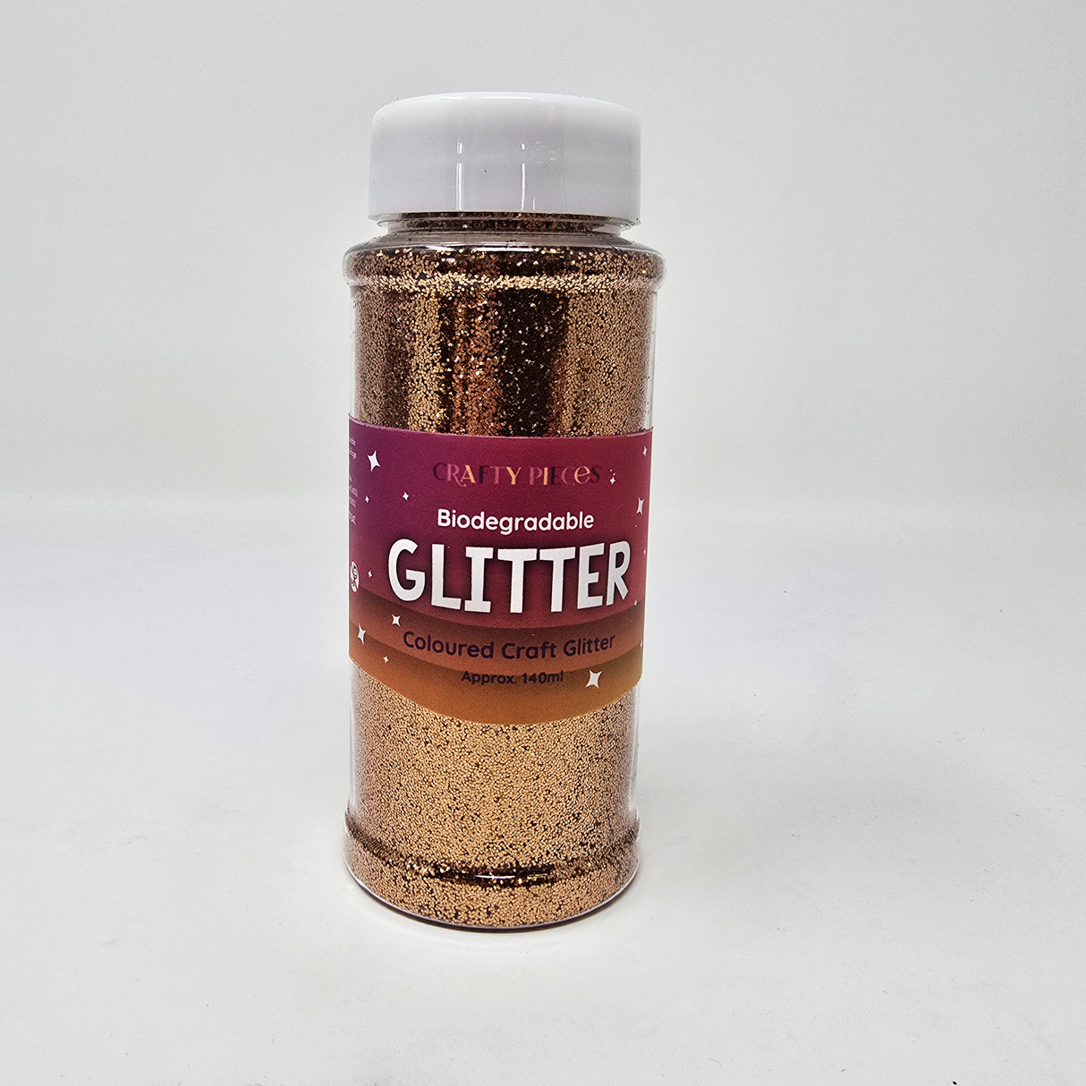 Bio Degradable Glitter 140g - Copper