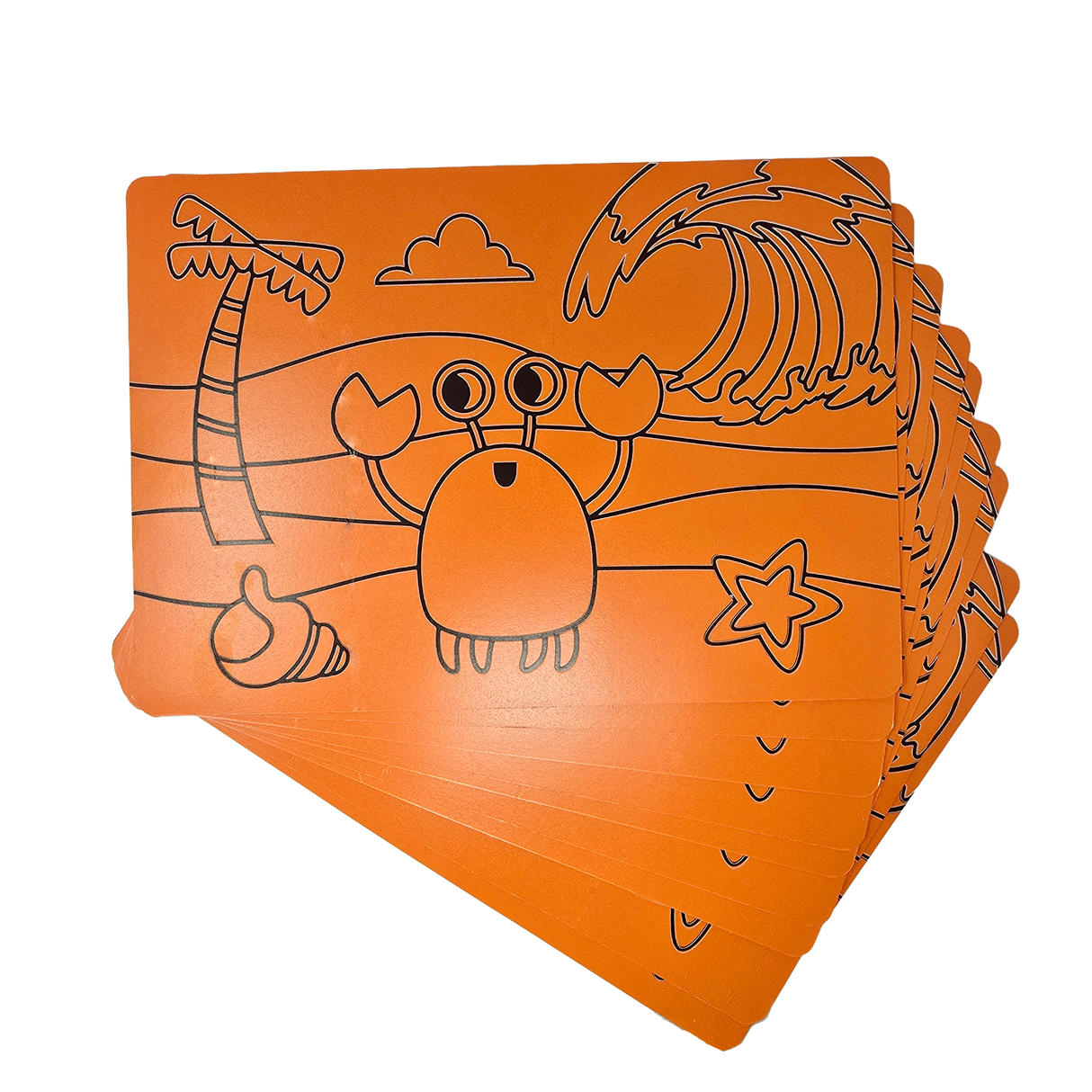 Crab A4 Sand Art - Pack of 10