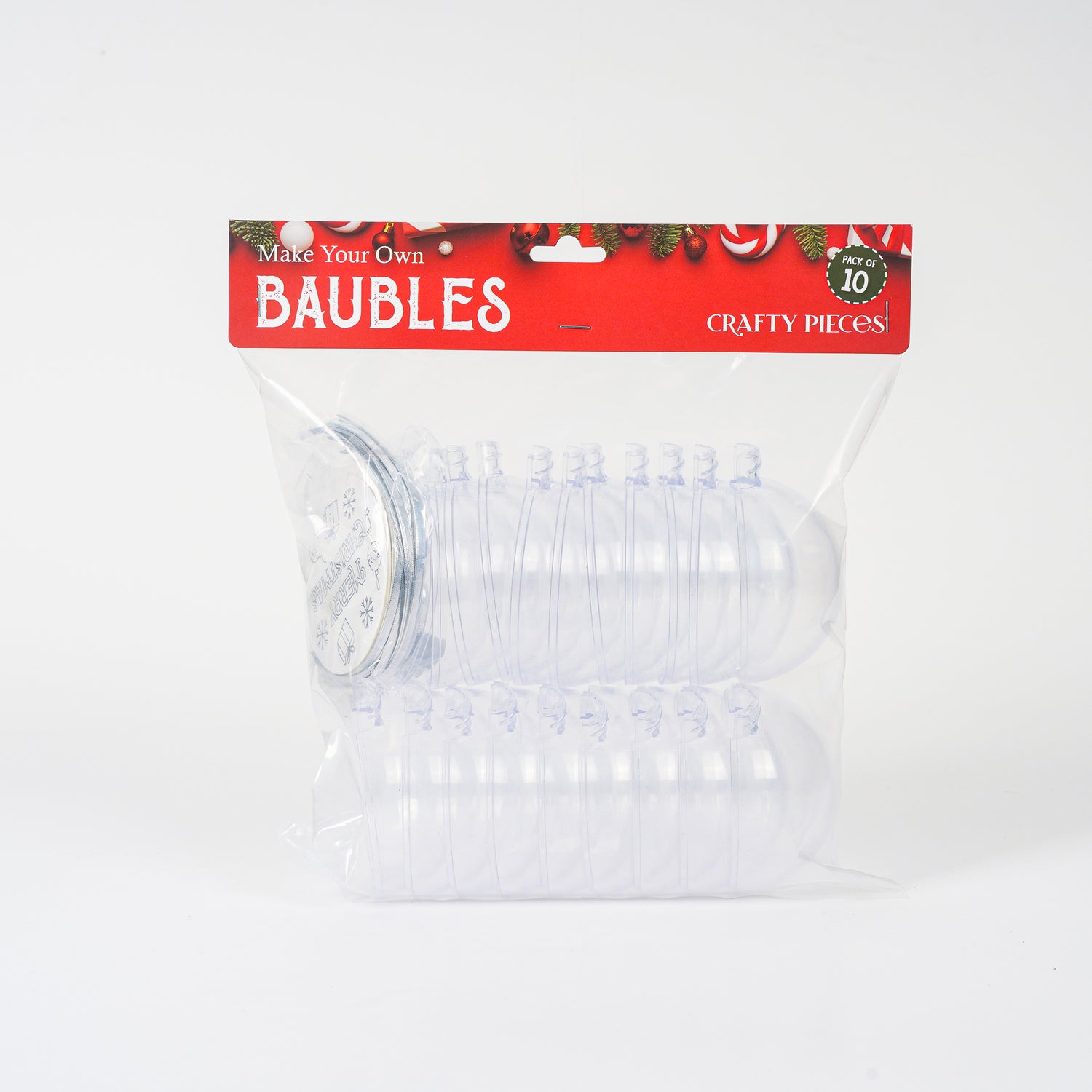 Make your own Christmas Bauble - Pack of 10