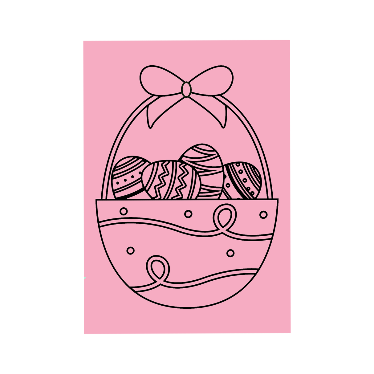 Easter Basket - A5 Sand Art - Pack of 10