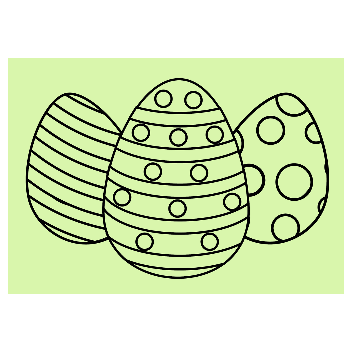 Egg Trio - A5 Sand Art - Pack of 10