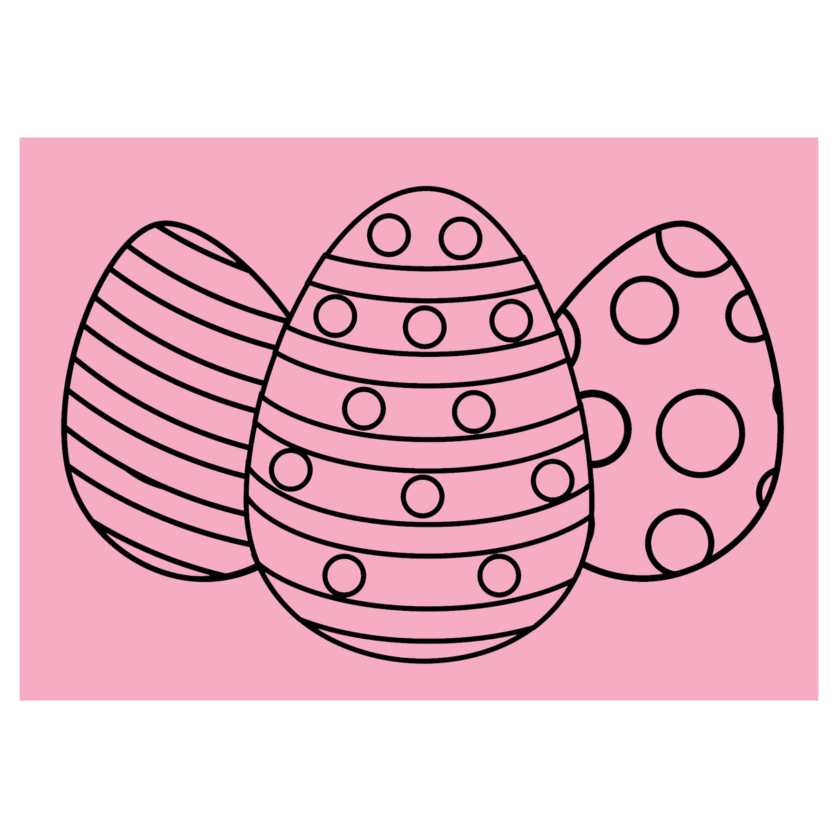 Egg Trio - A5 Sand Art - Pack of 10