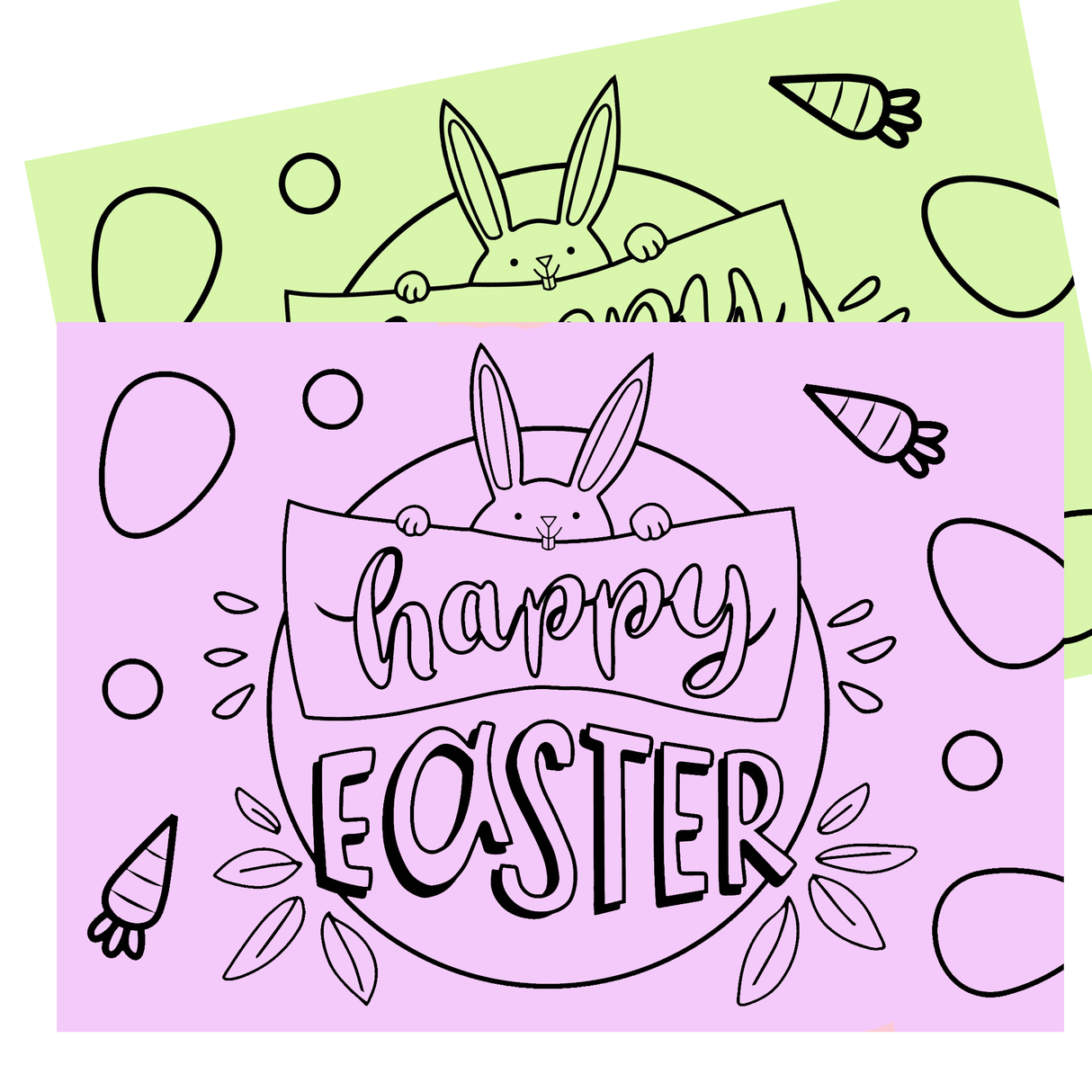 Happy Easter - A5 Sand Art - Pack of 10