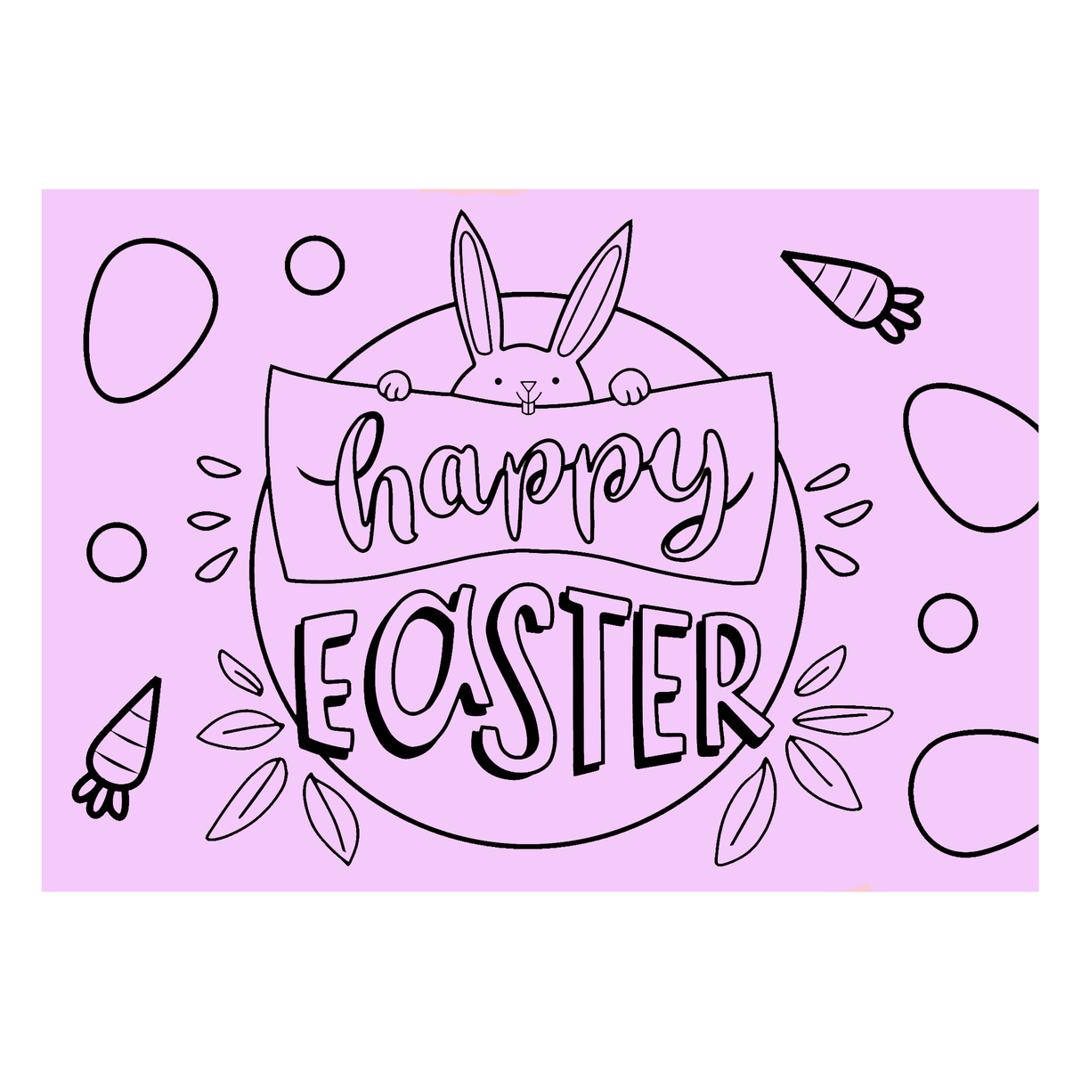 Happy Easter - A5 Sand Art - Pack of 10
