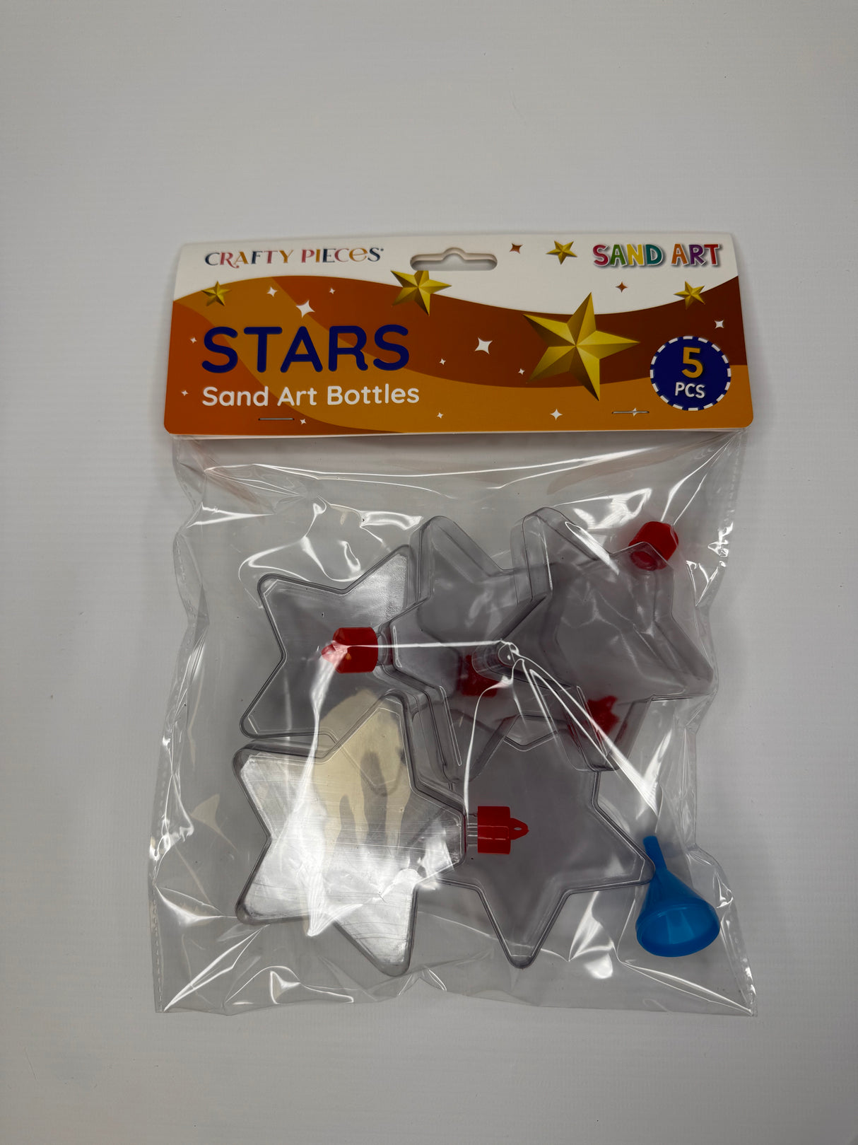 Stars Sand Art Bottles (x5)
