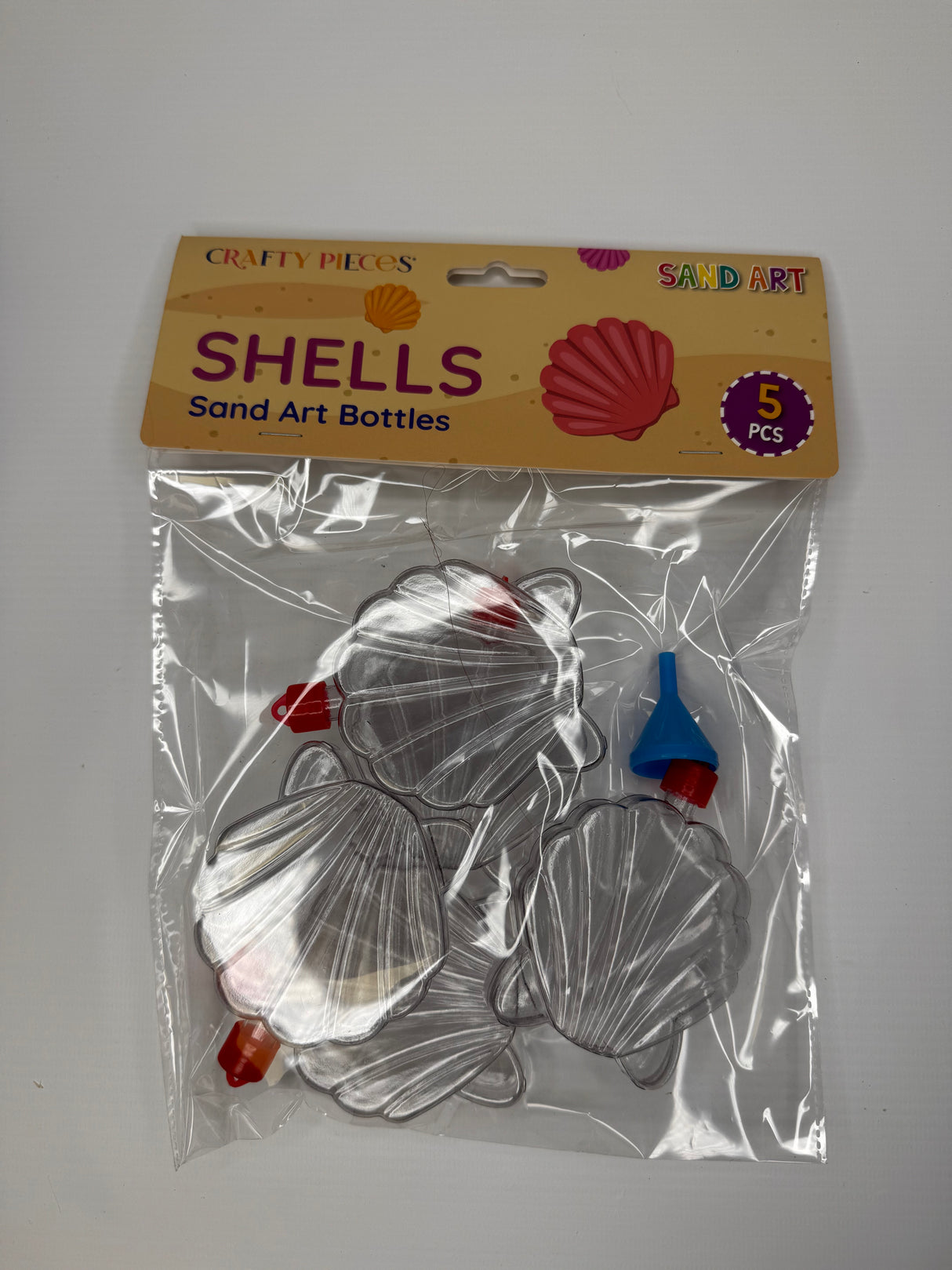 Shells Sand Art Bottles (x5)