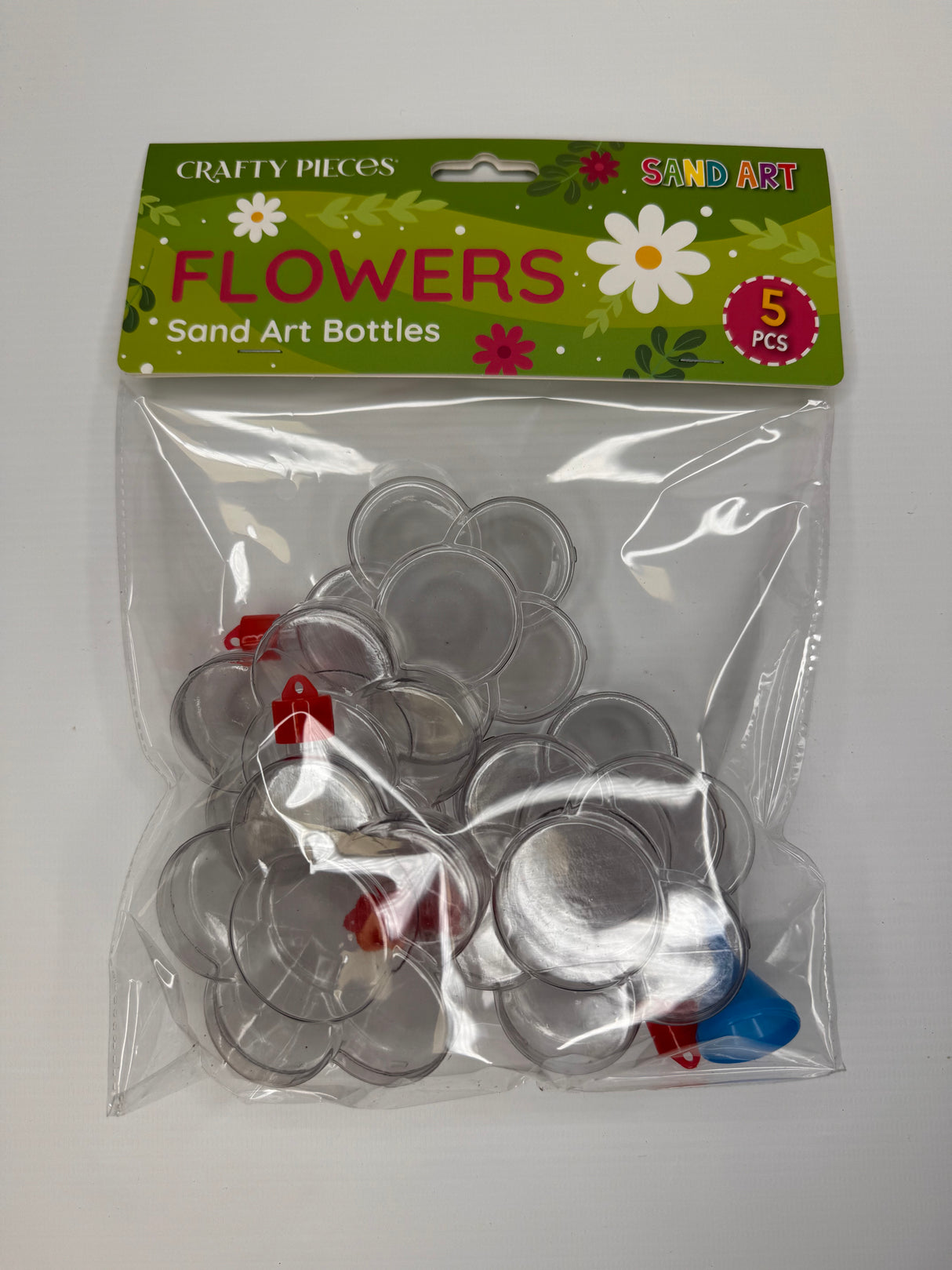 Flower Sand Art Bottles (x5)