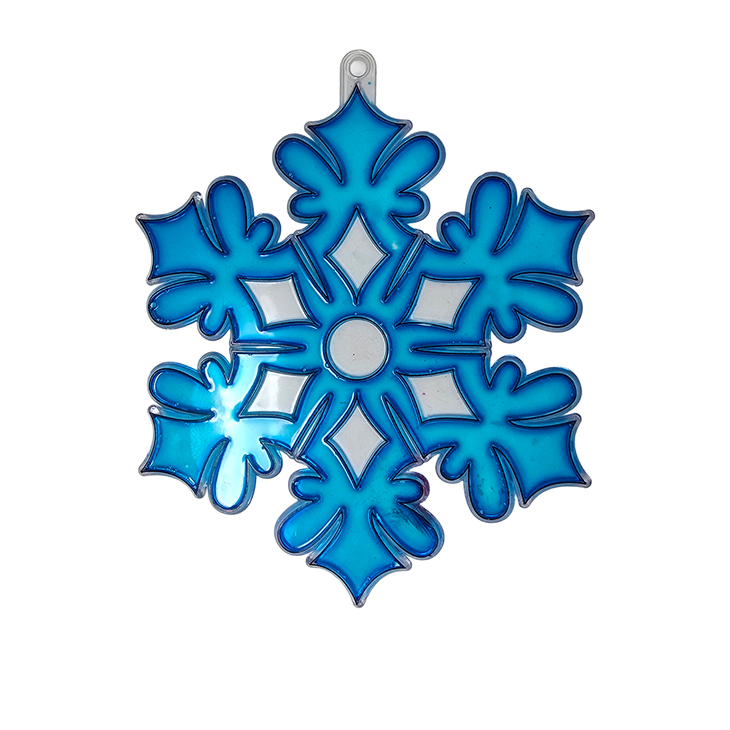 Suncatcher  -   Snowflake  -  Pack of 5 with Suction Hooks