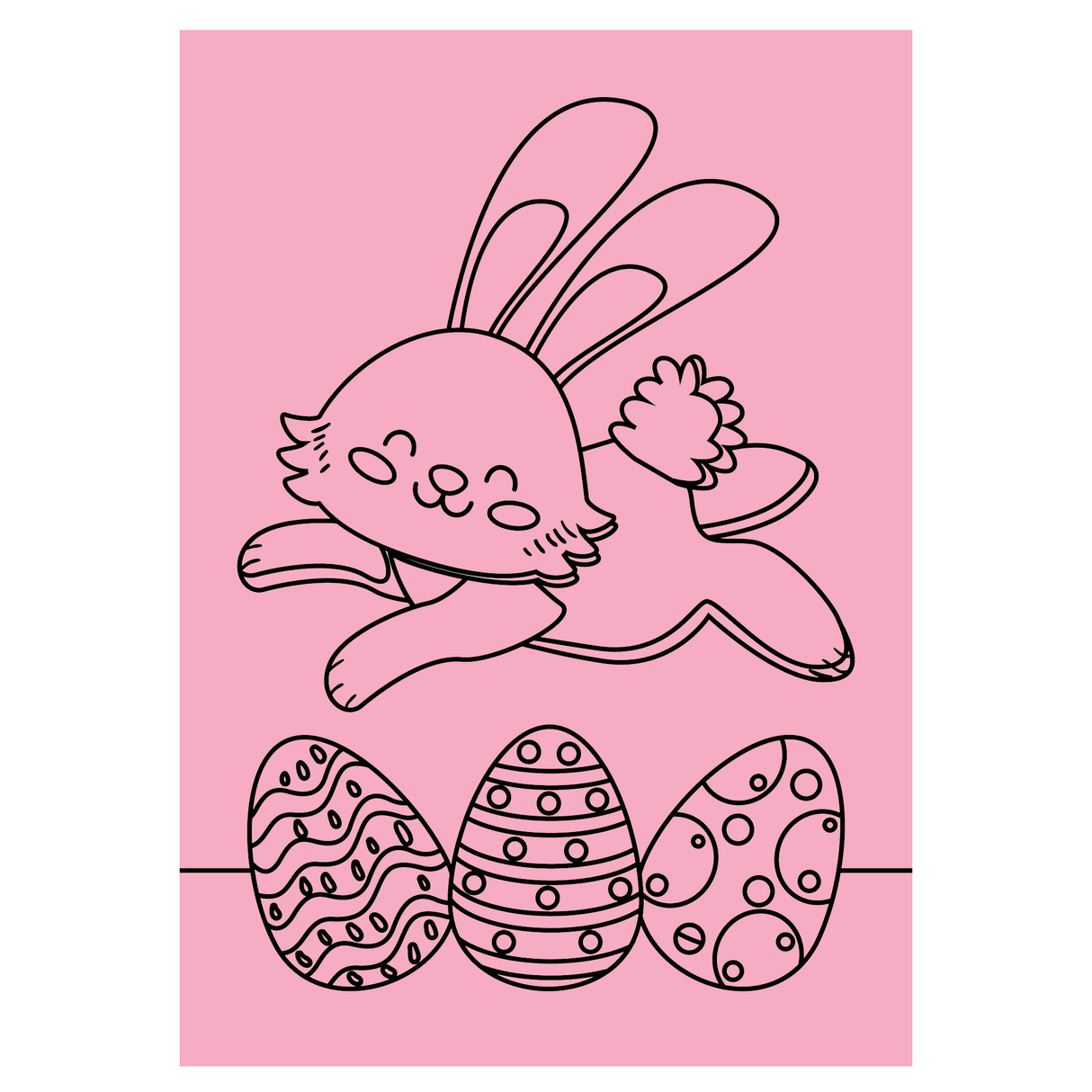 Jumping Bunny - A4 Sand Art - Pack of 10
