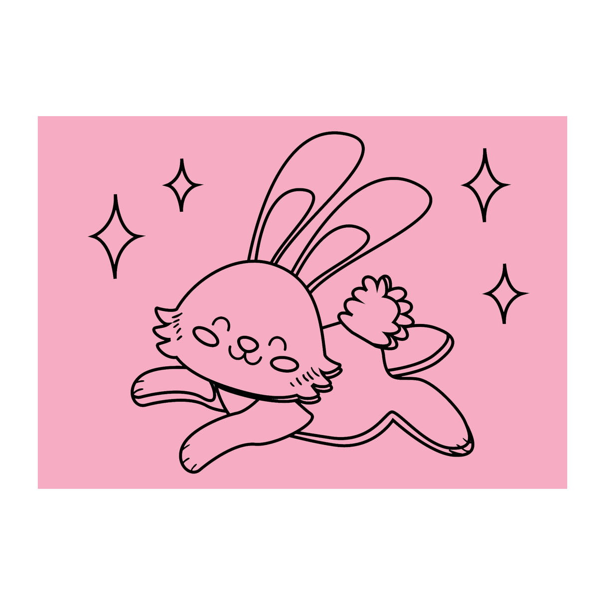 Jumping Bunny - A5 Sand Art - Pack of 10