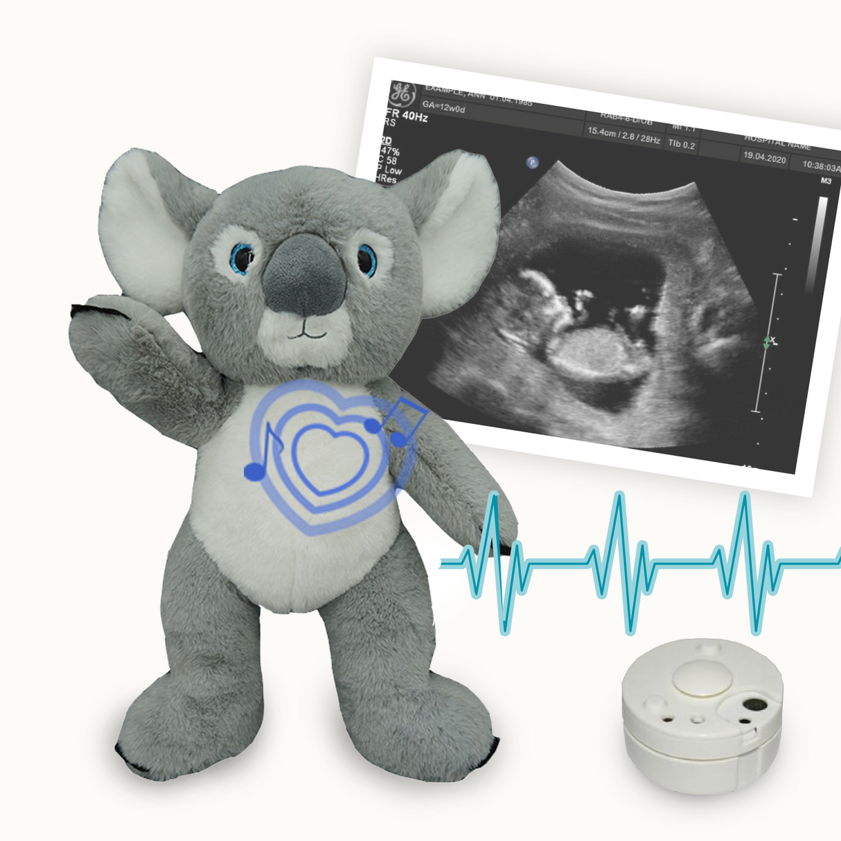 Heartbeat Stuffed Bear - Kyla the Koala