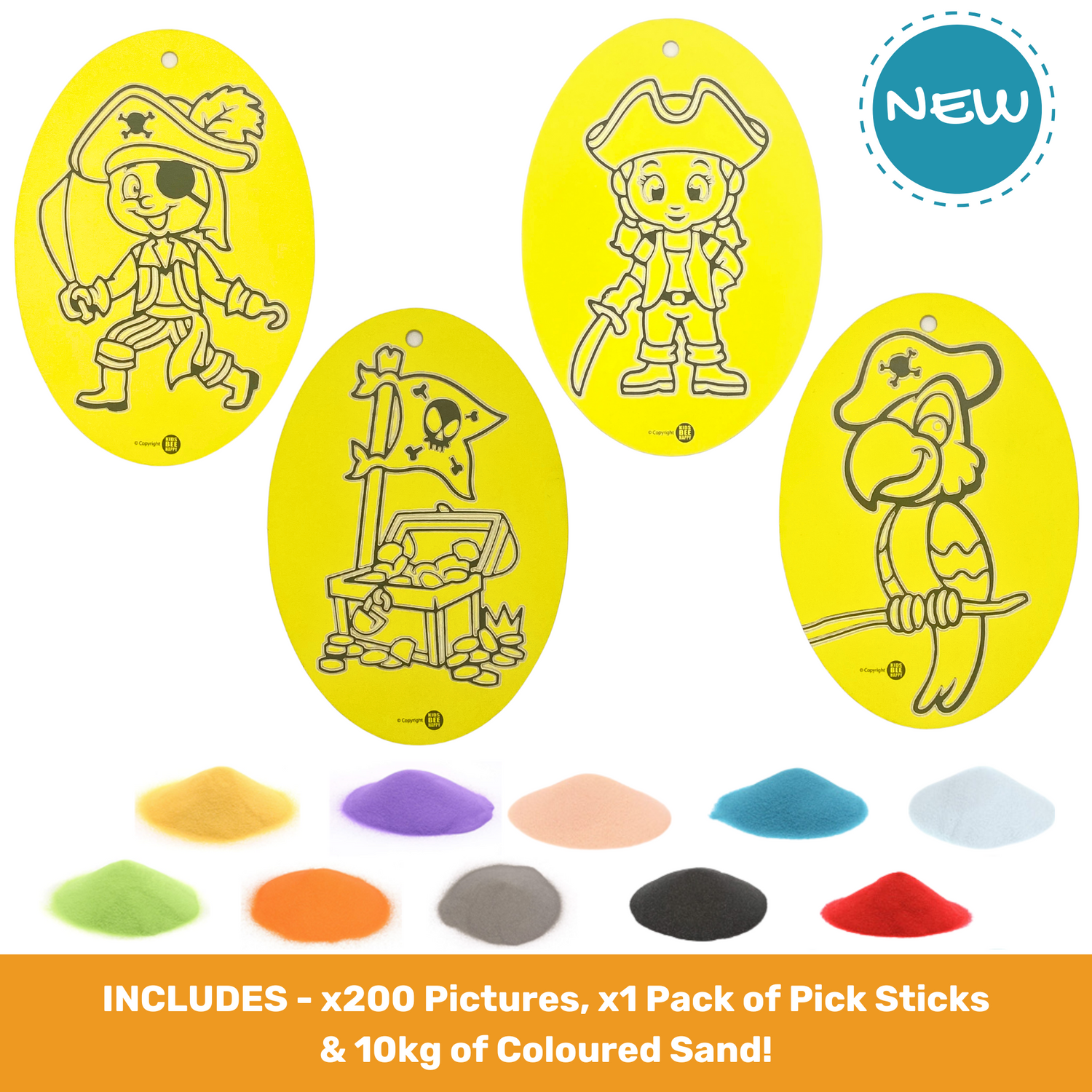 Pirate Pals Sand Art Bundle