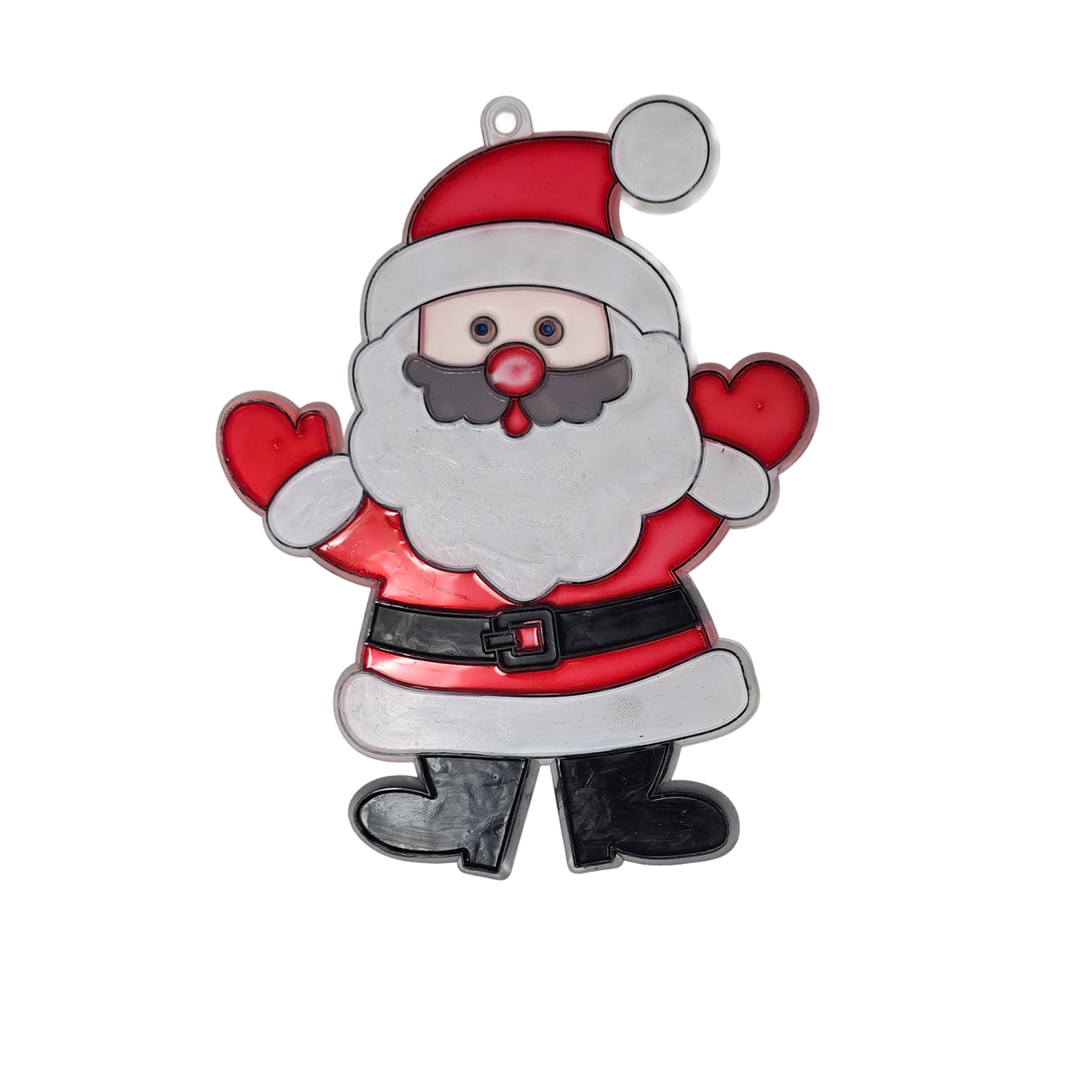 Suncatcher  -    Santa  - Pack of 5 with Suction Hooks