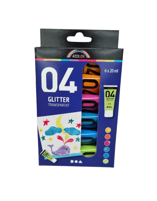 Glitter Transparent Paint