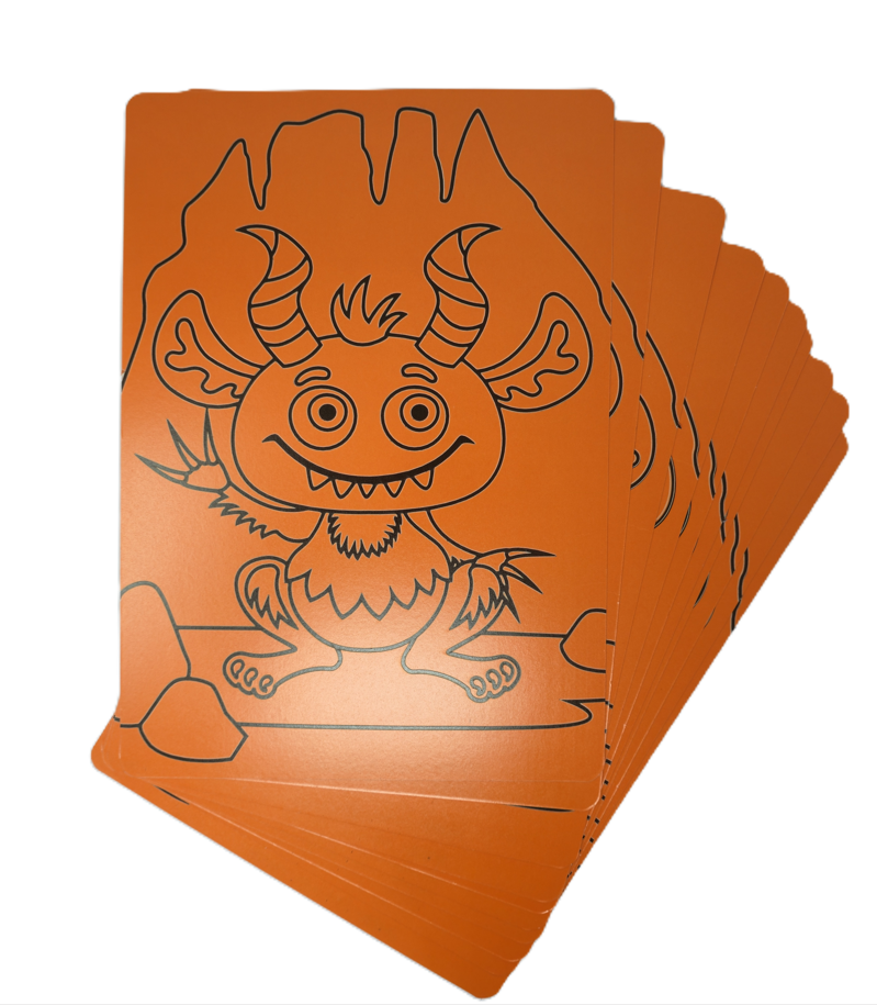 Monster A4 Sand Art - Pack of 10