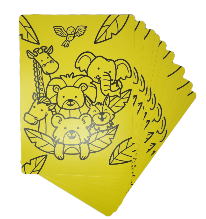 Jungle Animals A4 Sand Art - Pack of 10