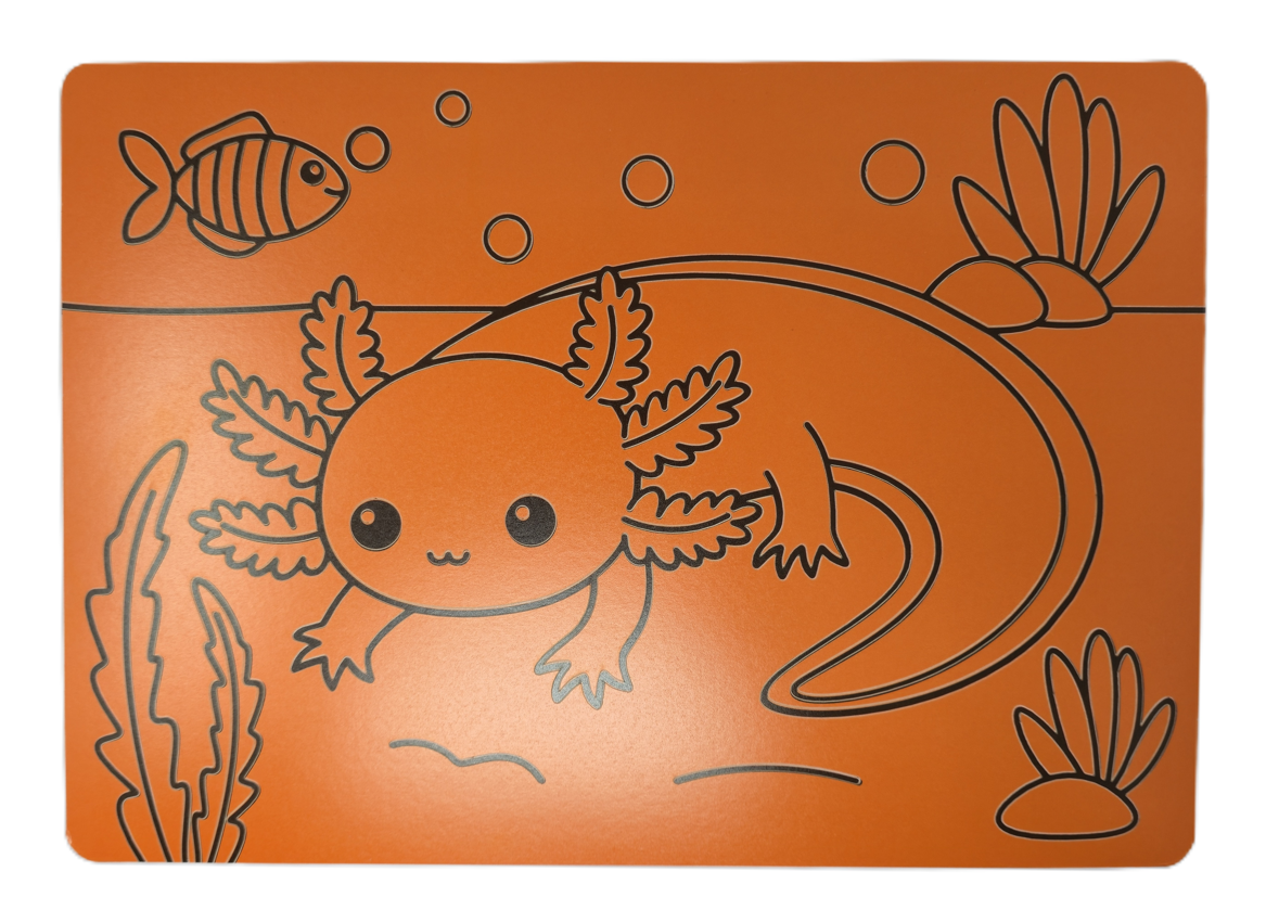 Axolotl A4 Sand Art - Pack of 10