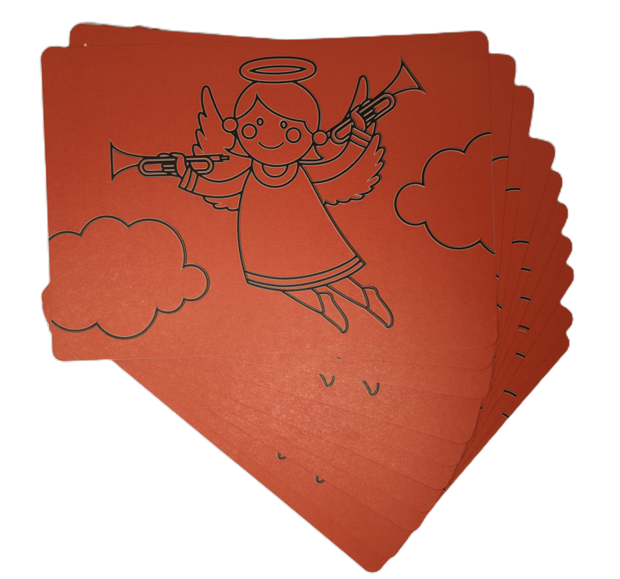 Angel A4 Sand Art Picture - Pack of 10