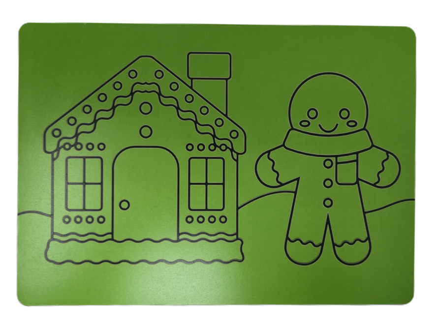 Gingerbread A4 Sand Art Picture - Pack of 10