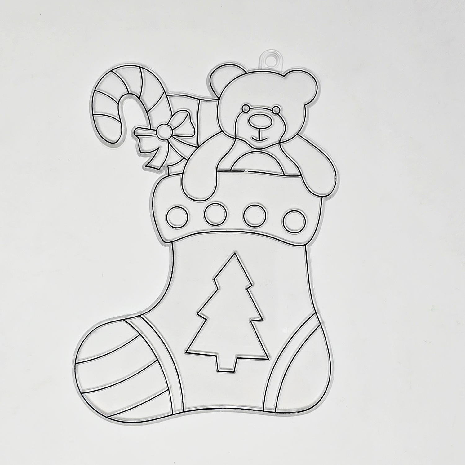 Suncatcher  -    Stocking  -  Pack of 5 with Suction Hooks