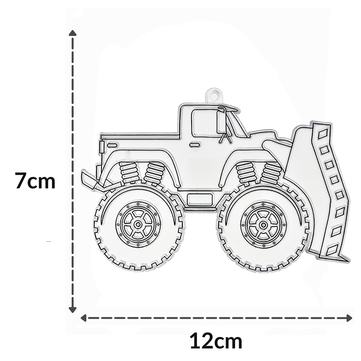 Suncatcher - Truck - Pack of 5 with Suction Hooks