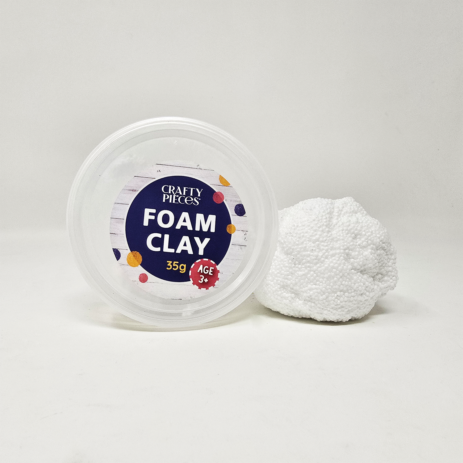 Foam Clay 35g Tub - White