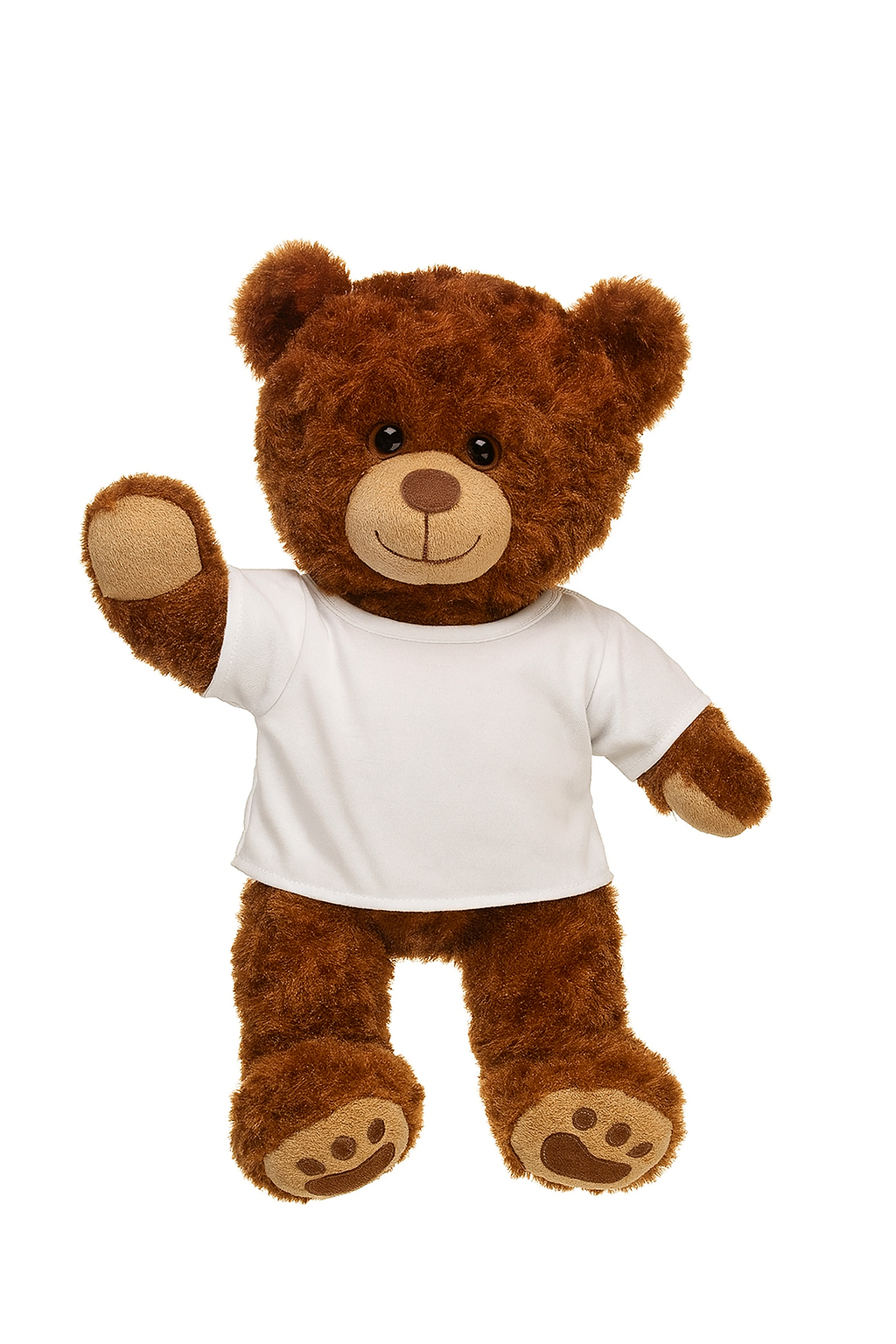 16' White Teddy Bear T-Shirt (x5)
