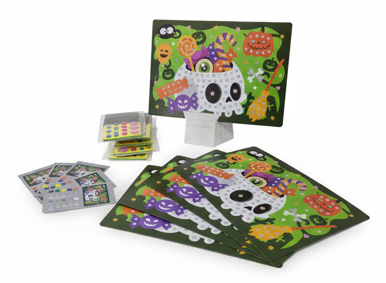 Mosaic Art Sweet Jar Skull kit with Stand pack of 5