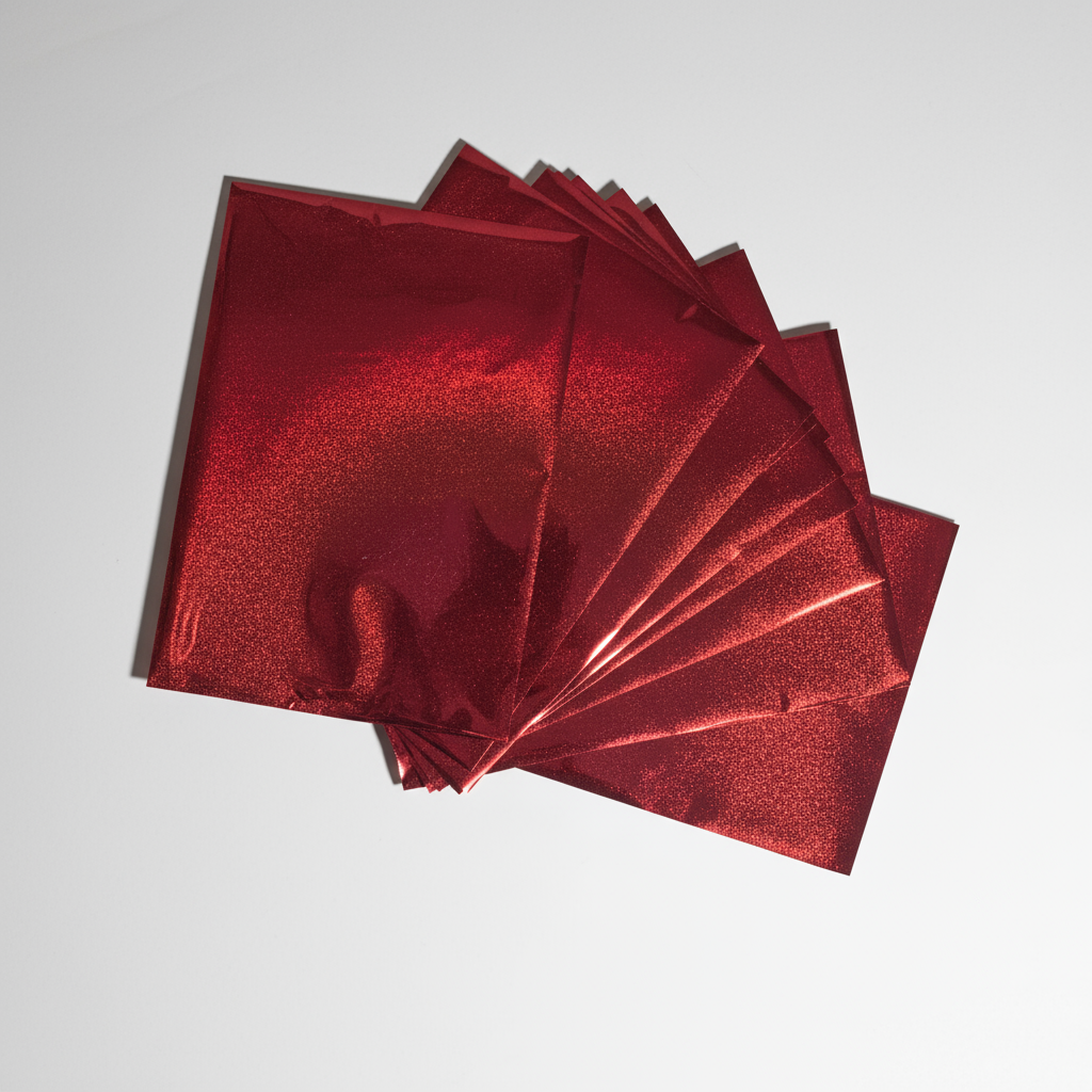 Metallic Foil - Red - Pack of 10 A5 Sheets