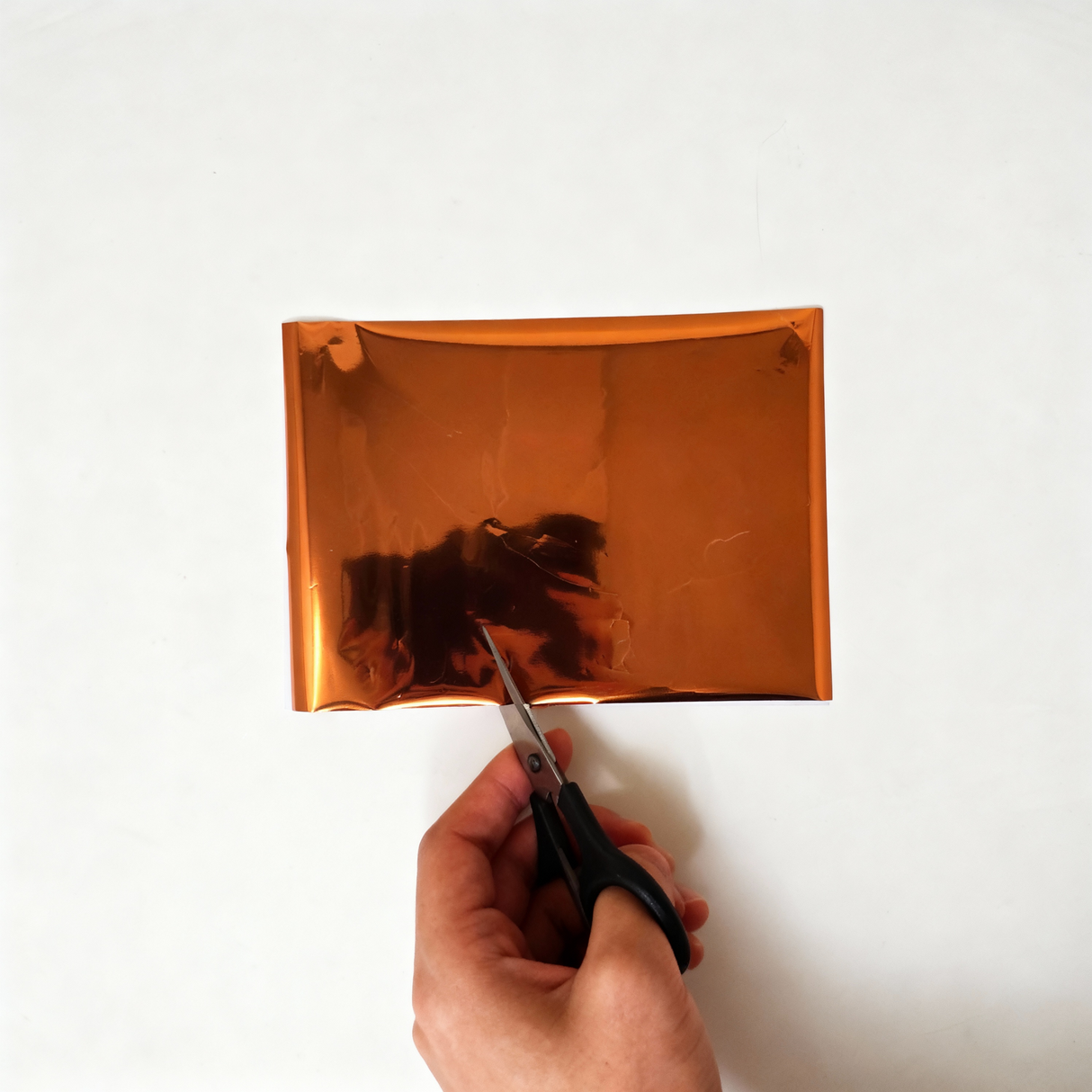 Metallic Foil - Orange - Pack of 10 A5 Sheets