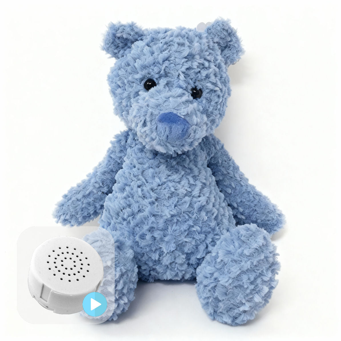 Flopsy Blue Teddy 10" Baby Heartbeat Bear