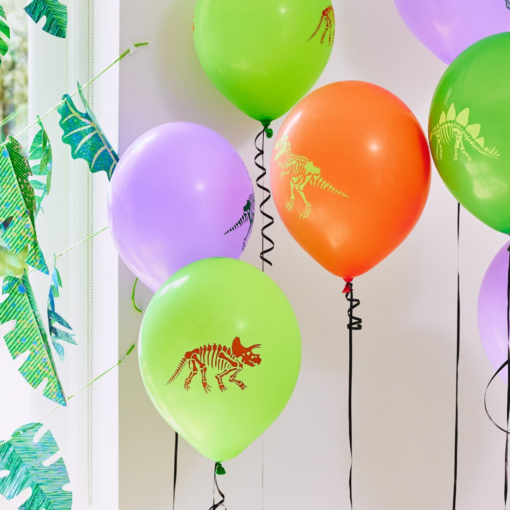 Ecosaurus Party Balloons (x12)