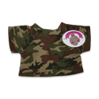 Teddy Bear Clothes - Green Camo T-shirt Top