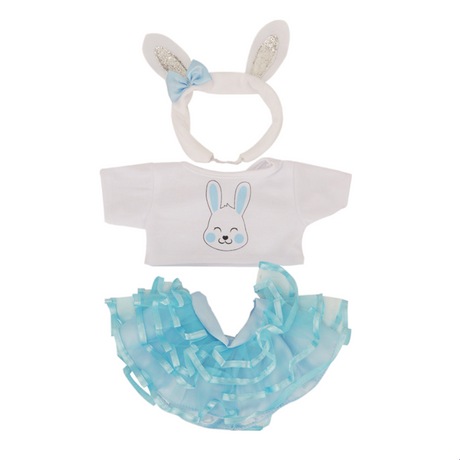 Blue Bunny & Tutu Outfit