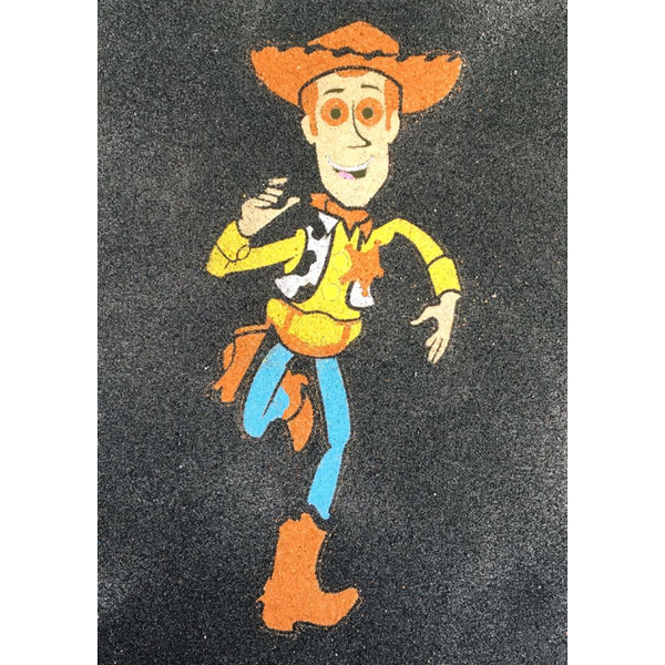 A4 Disney Toy Story - Woody Sand Art Picture (25 Pack)