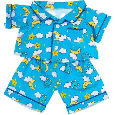 Blue Flannel PJ's 16" Outfit
