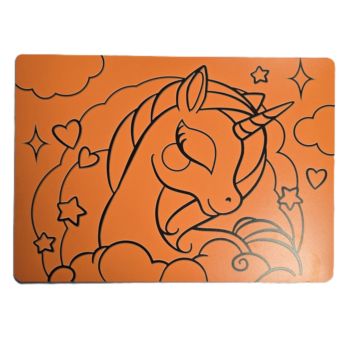 Unicorn Head A4 Sand Art - Pack of 10