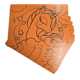 Unicorn Head A4 Sand Art - Pack of 10