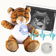 Terry the Tiger 16" Baby Heartbeat Bear