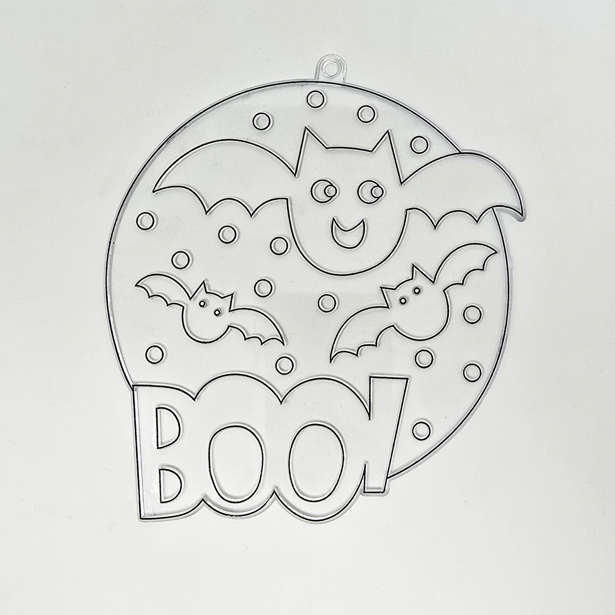 Suncatcher  -  Boo  -  Pack of 5 with Suction Hooks