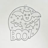 Suncatcher  -  Boo  -  Pack of 5 with Suction Hooks