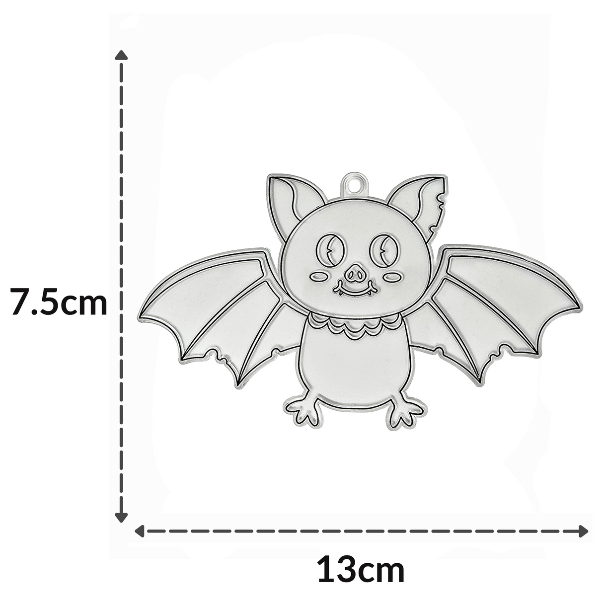 Suncatcher  -  Bat   -   Pack of 5 with Suction Hooks