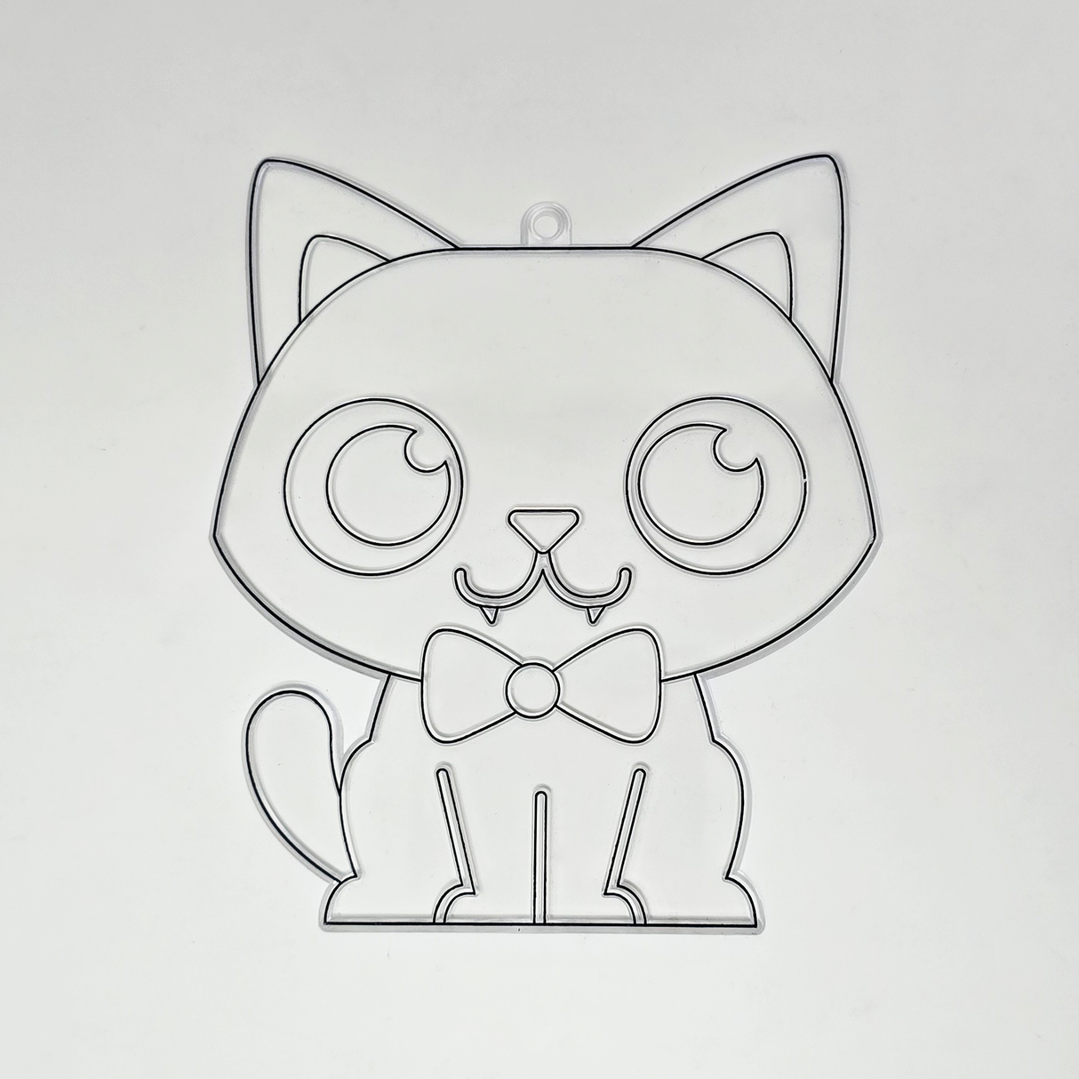 Suncatcher  -  Cat  -  Pack of 5 with Suction Hooks