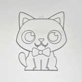 Suncatcher  -  Cat  -  Pack of 5 with Suction Hooks