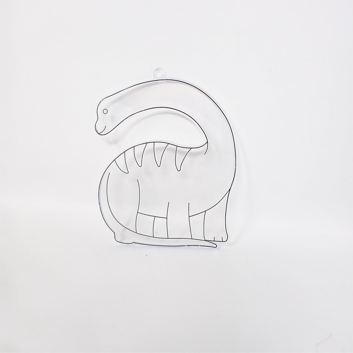 Suncatcher  - Dino Brontosaurus  -  Pack of 5 with Suction Hooks
