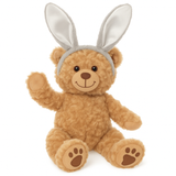 Bunny Ears Grey with White Ears
